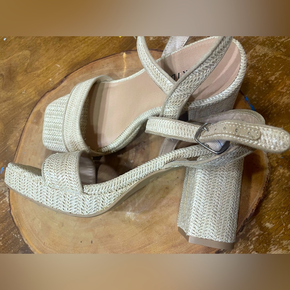 Torrid Tan Block Heel Sandals